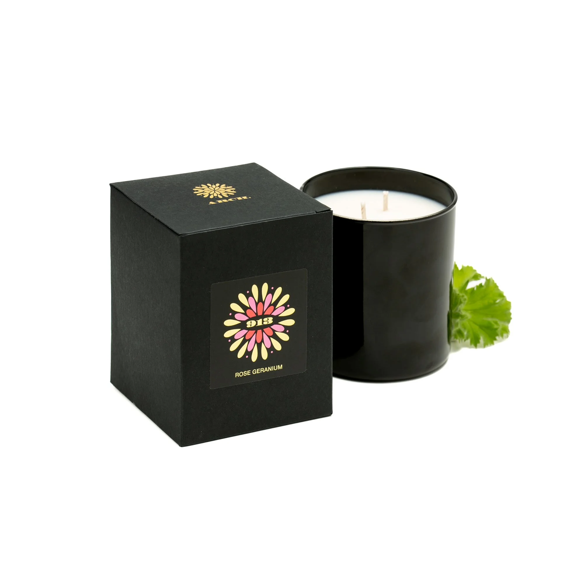 913 Rose Geranium Candle — Arch Apothecary, Vintage & Home